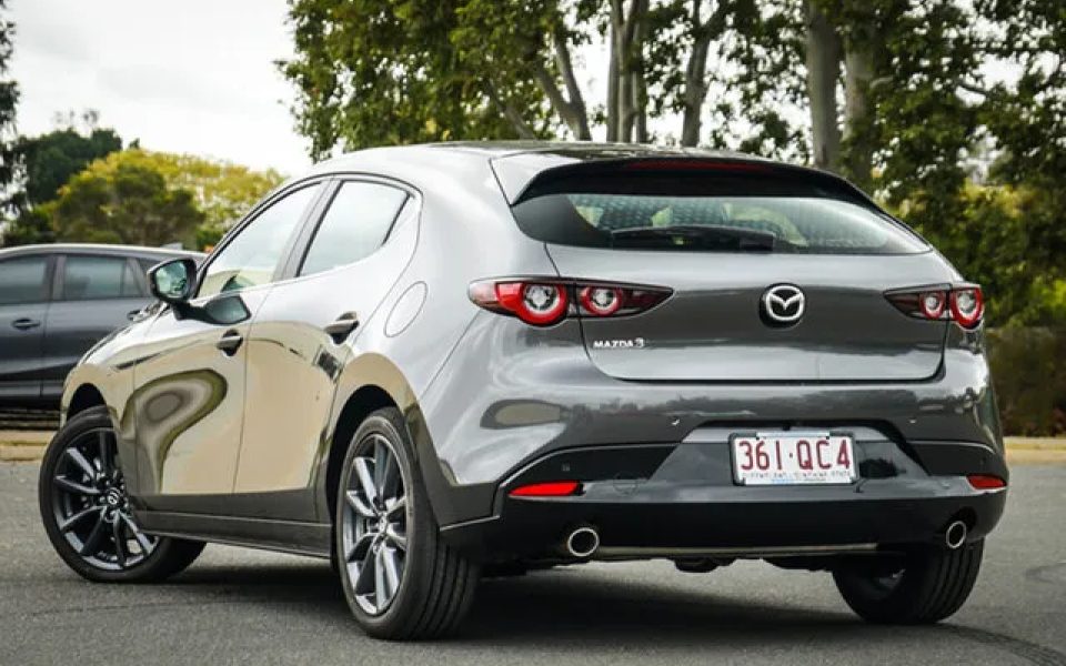 2025 Mazda 3 BP2H7A G20 SKYACTIV-Drive Evolve Machine Grey 6 Speed Sports Automatic Hatchback