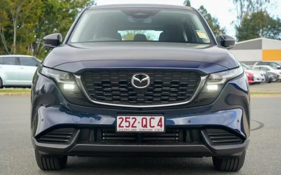 2026 Mazda CX-5 KM0HA0 G25 SKYACTIV-Drive i-ACTIV AWD Evolve Navy Blue 6 Speed Sports Automatic