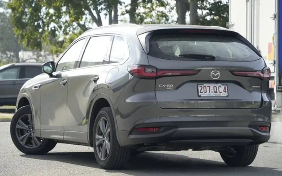 2025 Mazda CX-80 KL G40e SKYACTIV-Drive i-ACTIV AWD Pure Machine Grey 8 Speed Sports Automatic Wagon