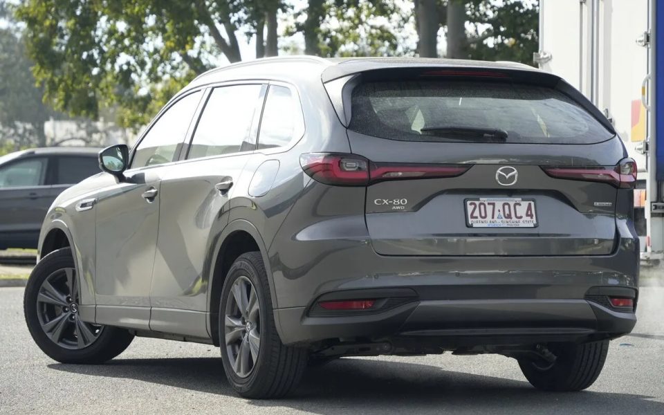 2025 Mazda CX-80 KL G40e SKYACTIV-Drive i-ACTIV AWD Pure Machine Grey 8 Speed Sports Automatic Wagon