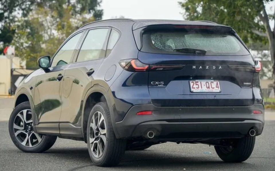 2026 Mazda CX-5 KM0HA0 G25 SKYACTIV-Drive i-ACTIV AWD Touring Navy Blue 6 Speed Sports Automatic