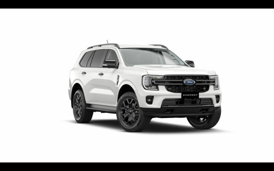 2026 Ford Everest Sport FullTime 4WD DR Bi-Turbo SUV (Arctic White) New Car