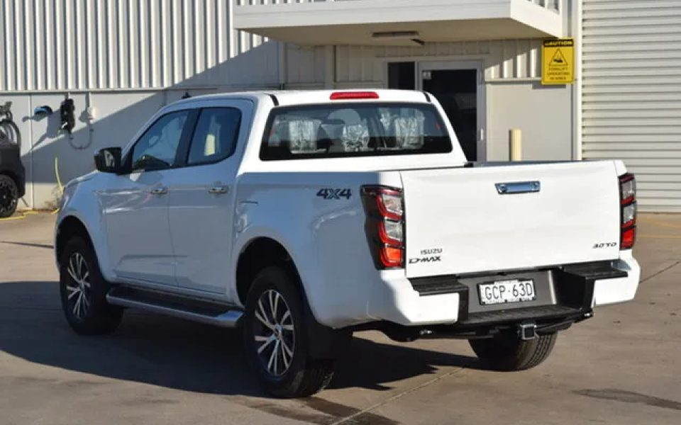 2026 Isuzu D-MAX RG MY25.5 LS-U+ Crew Cab Mineral White 6 Speed Sports Automatic Utility