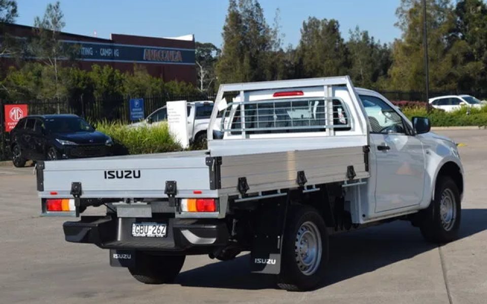 2026 Isuzu D-MAX RG MY25.5 SX Crew Cab 4x2 High Ride Mineral White 8 Speed Sports Automatic