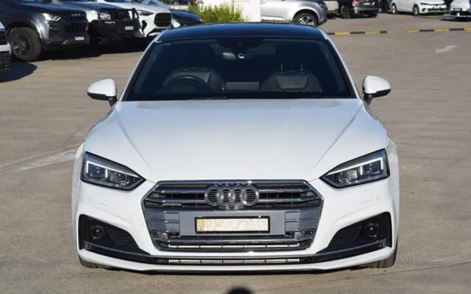 2017 Audi A5 F5 MY18 2.0 TFSI Quattro S Tronic Sprt Carrara White 7 Speed Auto Dual Clutch Coupe