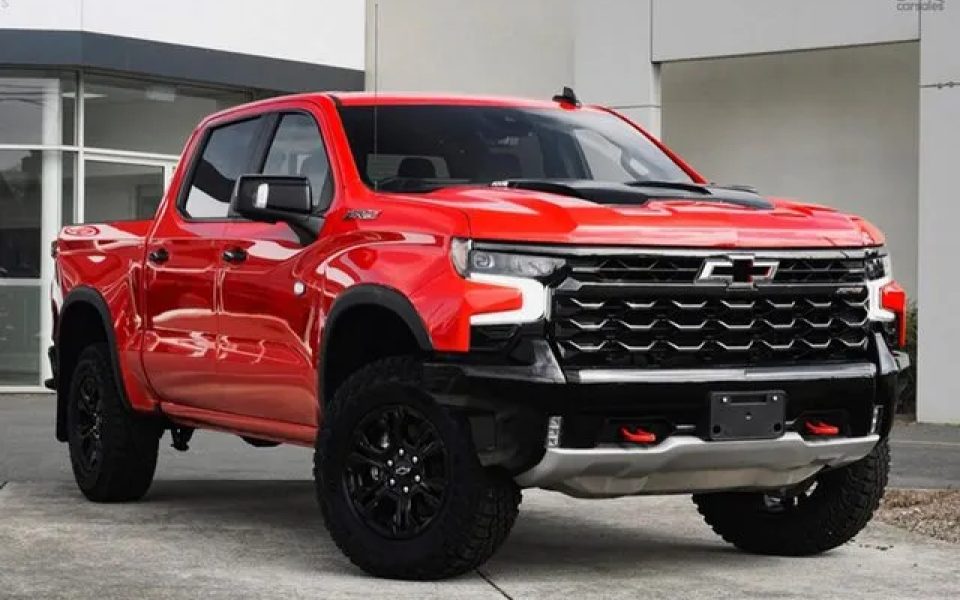 2025 Chevrolet Silverado T1 MY25 1500 ZR2 Pickup Crew Cab W/Tech Pack Radiant Red 10 Speed Automatic