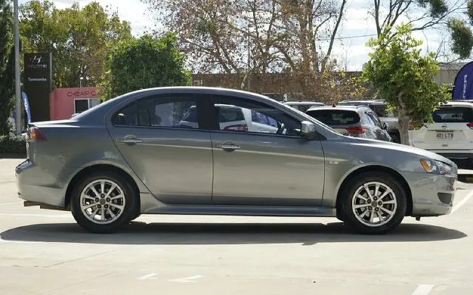 2013 Mitsubishi Lancer CJ MY14 LX Silver 6 Speed Constant Variable Sedan