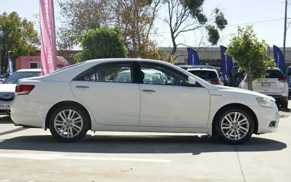 2010 Toyota Aurion GSV40R MY10 Presara White 6 Speed Sports Automatic Sedan