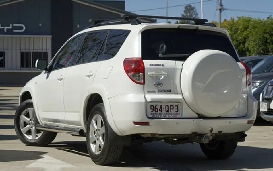 2007 Toyota RAV4 ACA33R Cruiser L White 4 Speed Automatic Wagon
