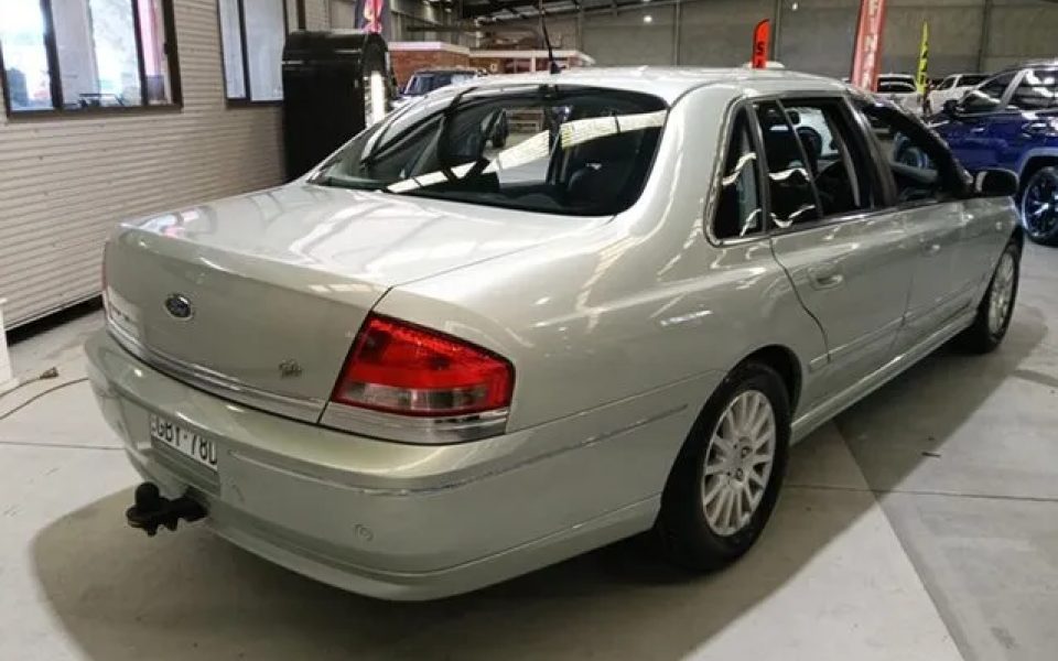 2003 Ford Fairlane BA Ghia Green 4 Speed Sports Automatic Sedan