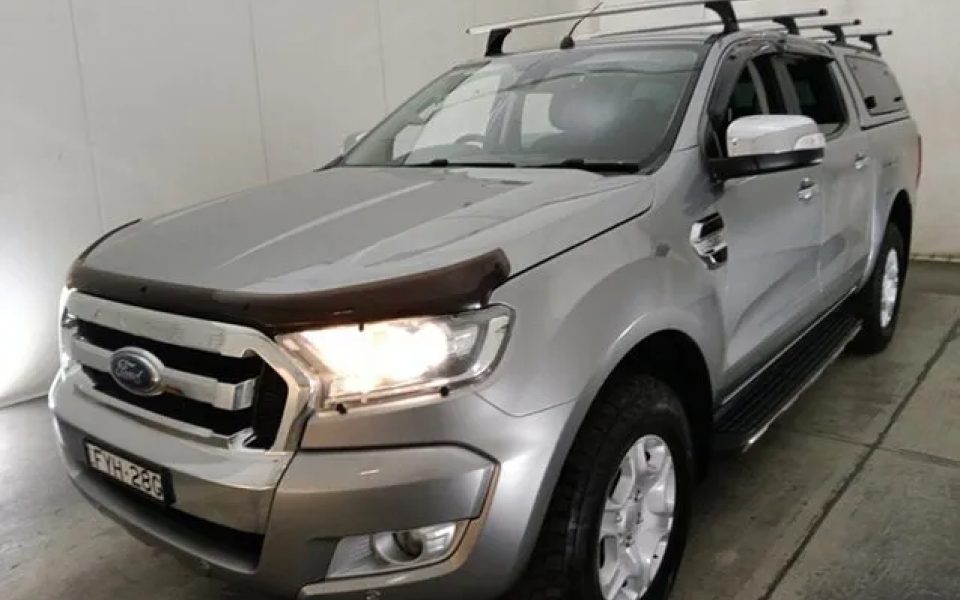 2016 Ford Ranger PX MkII XLT Double Cab Silver 6 Speed Sports Automatic Double Cab