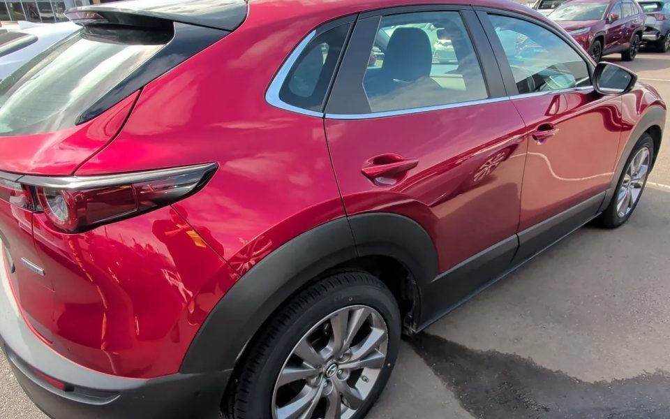 2020 Mazda CX-30 DM2W7A G20 SKYACTIV-Drive Evolve Wagon $24,990 Excluding Government Charges ~$77 Cost to fill at $1.50/L ~784km Average per tank Fuel Type Petrol Fuel Efficiency 6.5L / 100km Transmission Automatic Odometer 50,974 kms Used Vehicle $24,990