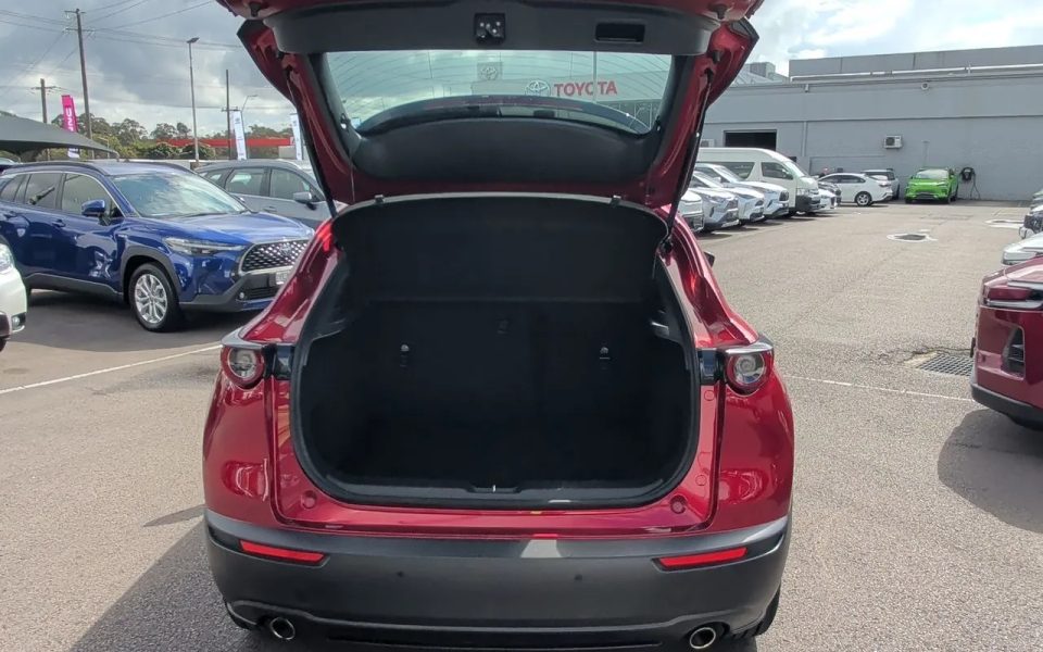 2020 Mazda CX-30 DM2W7A G20 SKYACTIV-Drive Evolve Wagon $24,990 Excluding Government Charges ~$77 Cost to fill at $1.50/L ~784km Average per tank Fuel Type Petrol Fuel Efficiency 6.5L / 100km Transmission Automatic Odometer 50,974 kms Used Vehicle $24,990