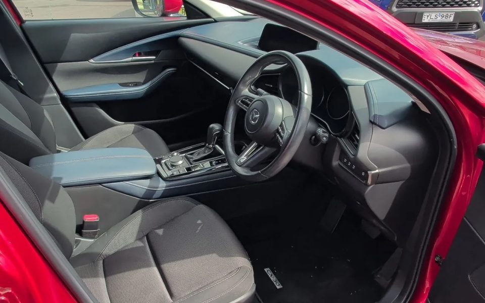 2020 Mazda CX-30 DM2W7A G20 SKYACTIV-Drive Evolve Wagon $24,990 Excluding Government Charges ~$77 Cost to fill at $1.50/L ~784km Average per tank Fuel Type Petrol Fuel Efficiency 6.5L / 100km Transmission Automatic Odometer 50,974 kms Used Vehicle $24,990