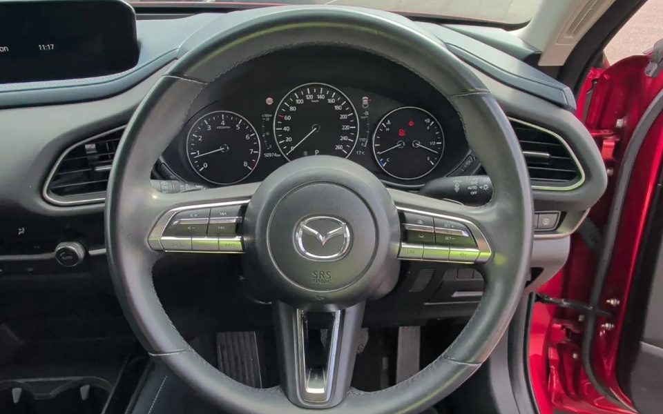 2020 Mazda CX-30 DM2W7A G20 SKYACTIV-Drive Evolve Wagon $24,990 Excluding Government Charges ~$77 Cost to fill at $1.50/L ~784km Average per tank Fuel Type Petrol Fuel Efficiency 6.5L / 100km Transmission Automatic Odometer 50,974 kms Used Vehicle $24,990