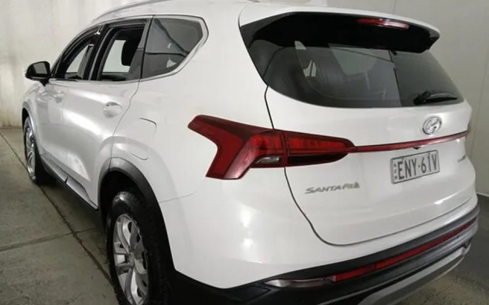 2021 Hyundai Santa Fe Tm.v3 MY21 DCT White 8 Speed Sports Automatic Dual Clutch Wagon