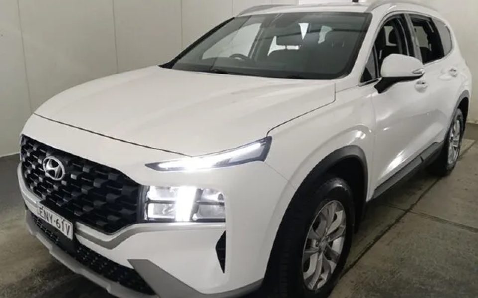 2021 Hyundai Santa Fe Tm.v3 MY21 DCT White 8 Speed Sports Automatic Dual Clutch Wagon