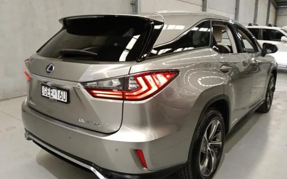 2018 Lexus RX GYL26R RX450hL Sports Luxury Silver 6 Speed Constant Variable Wagon Hybrid