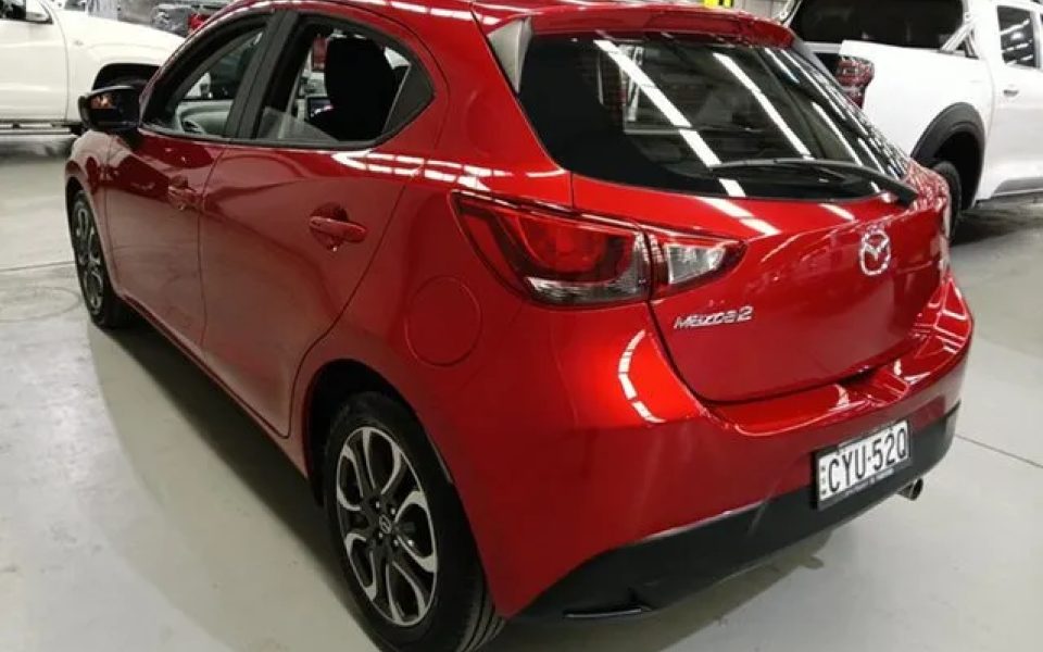 2015 Mazda 2 DJ2HAA Genki SKYACTIV-Drive Burgundy 6 Speed Sports Automatic Hatchback