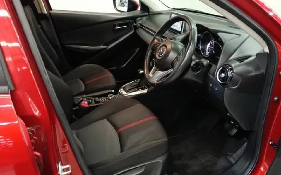 2015 Mazda 2 DJ2HAA Genki SKYACTIV-Drive Burgundy 6 Speed Sports Automatic Hatchback