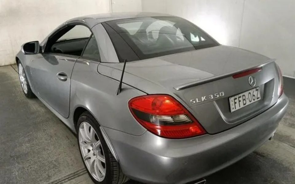 2009 Mercedes-Benz SLK-Class R171 MY09 SLK350 Silver 7 Speed Automatic Roadster