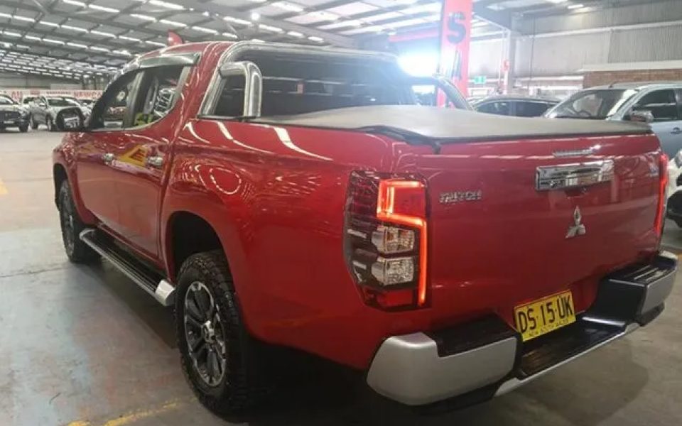 2019 Mitsubishi Triton MR MY19 GLS Double Cab Red 6 Speed Sports Automatic Utility
