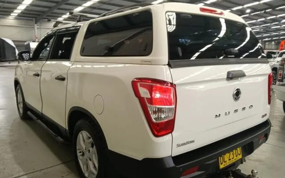 2021 Ssangyong Musso Q215 MY21 ELX Crew Cab White 6 Speed Sports Automatic Utility