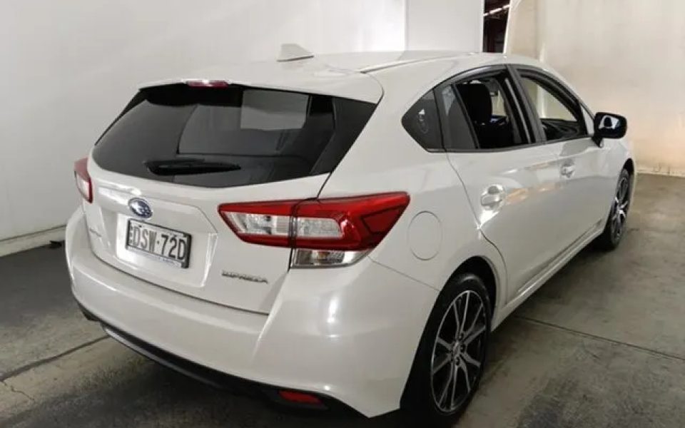 2017 Subaru Impreza G5 MY18 2.0i-L CVT AWD White 7 Speed Constant Variable Hatchback