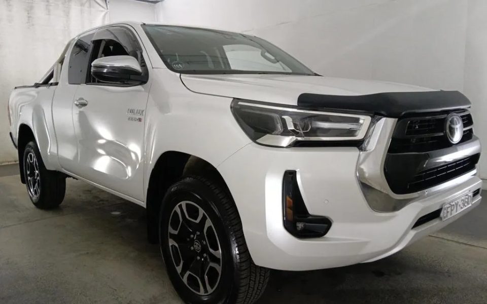 2023 Toyota Hilux GUN126R SR5 Extra Cab White 6 Speed Sports Automatic Utility