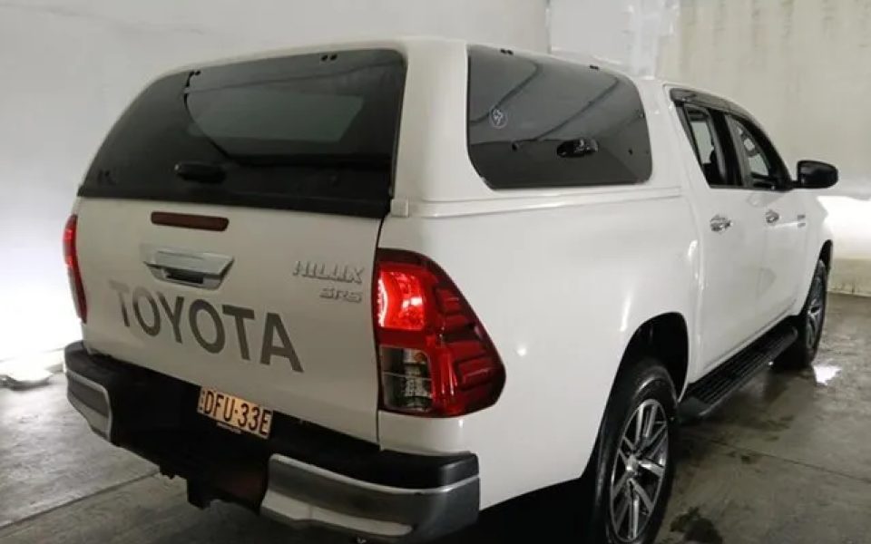 2016 Toyota Hilux GUN126R SR5 Double Cab White 6 Speed Sports Automatic Utility
