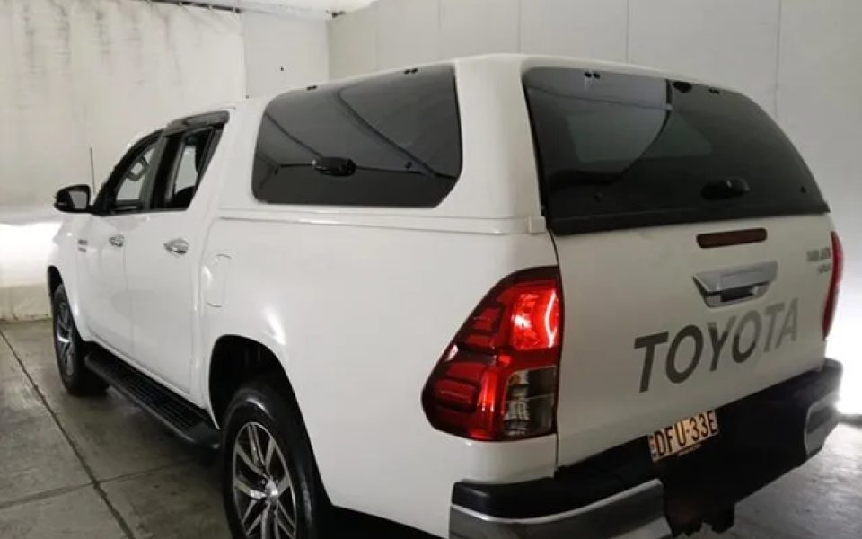 2016 Toyota Hilux GUN126R SR5 Double Cab White 6 Speed Sports Automatic Utility