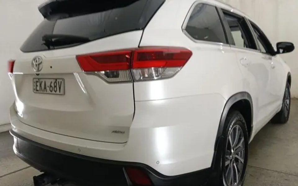 2019 Toyota Kluger GSU55R GXL AWD White 8 Speed Sports Automatic Wagon