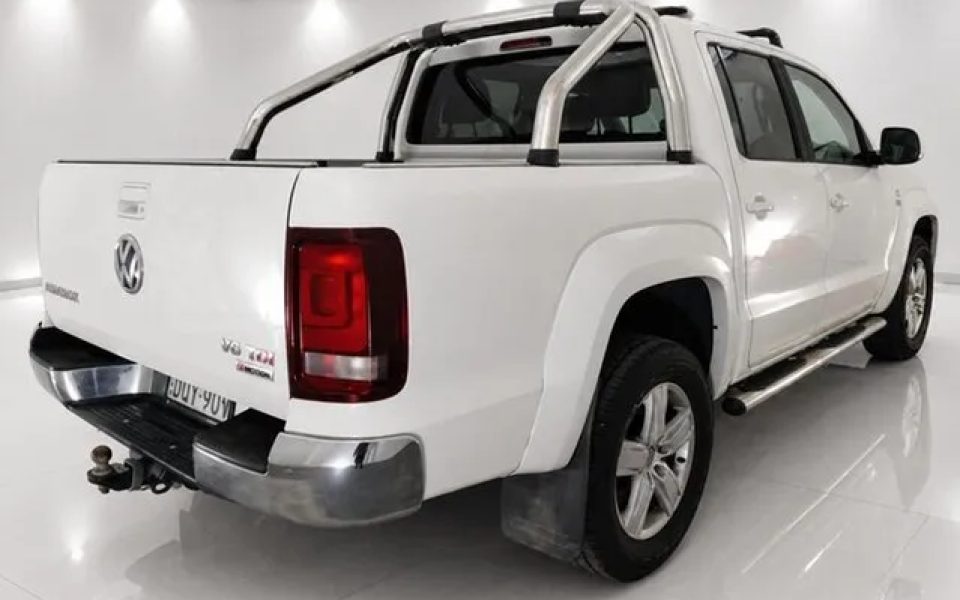 2017 Volkswagen Amarok 2H MY18 TDI550 4MOTION Perm Highline White 8 Speed Automatic Utility