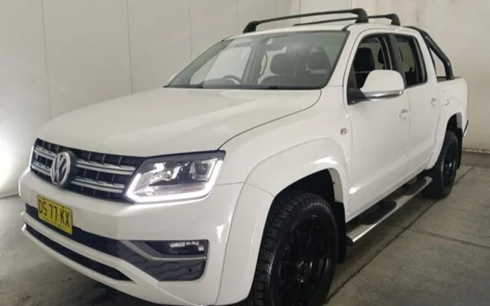 2017 Volkswagen Amarok 2H MY17.5 TDI550 4MOTION Perm Highline White 8 Speed Automatic Utility