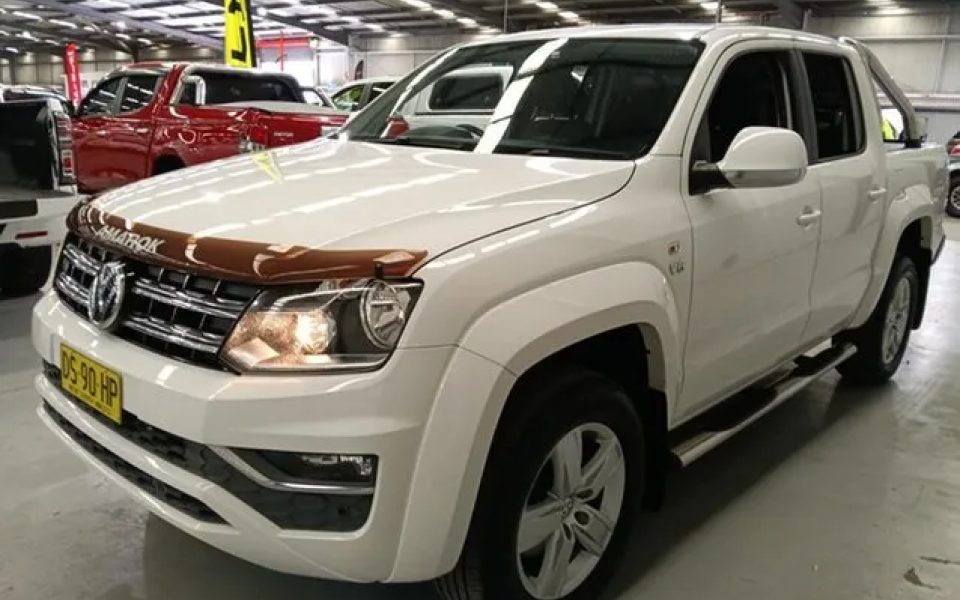 2017 Volkswagen Amarok 2H MY17.5 TDI550 4MOTION Perm Sportline White 8 Speed Automatic Utility