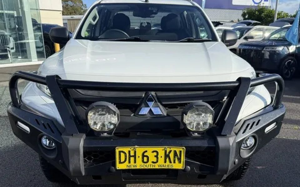 2019 Mitsubishi Triton MR MY19 GLX Double Cab 4x2 ADAS White 6 Speed Sports Automatic Utility