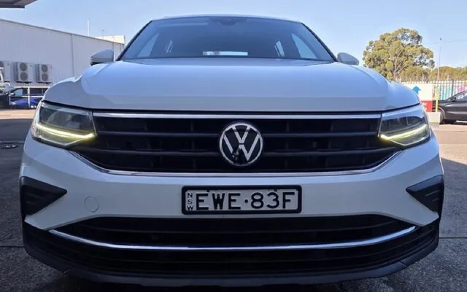 2022 Volkswagen Tiguan 5N MY22 110TSI Life DSG White 6 Speed Sports Automatic Dual Clutch Wagon