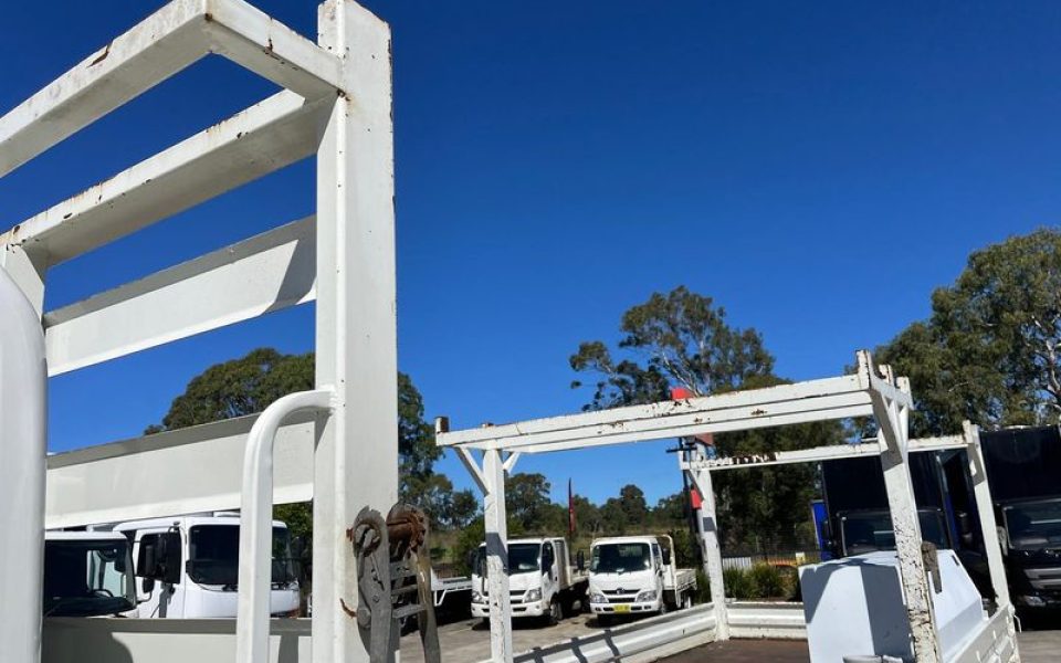2022 Hino 500 Series FD1124 Tray Dropside (WHITE)