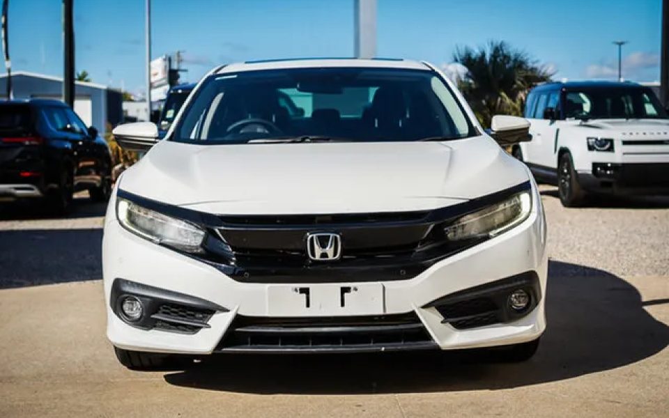 2017 Honda Civic 10th Gen MY17 RS White 1 Speed Constant Variable Sedan