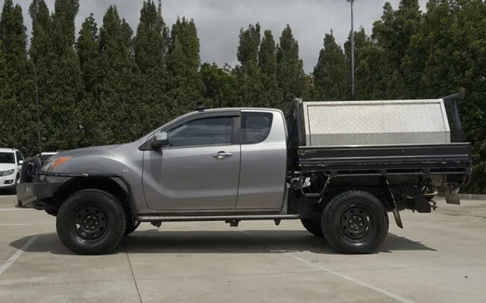2012 Mazda BT-50 UP0YF1 XTR Freestyle Grey 6 Speed Manual Utility
