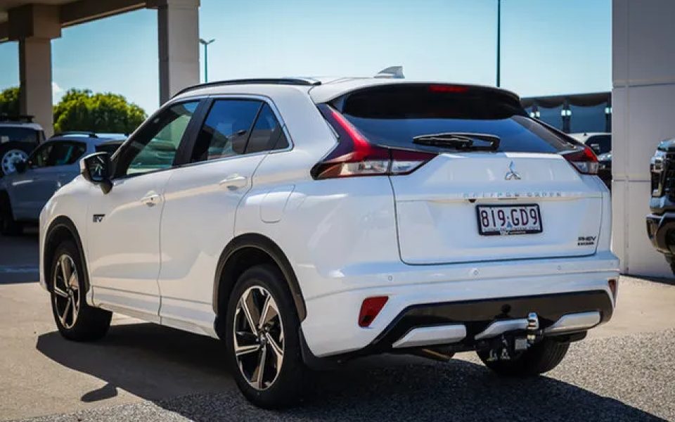 2022 Mitsubishi Eclipse Cross YB MY22 PHEV AWD Exceed White 1 Speed Automatic Wagon Hybrid
