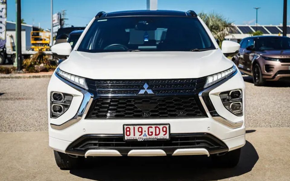 2022 Mitsubishi Eclipse Cross YB MY22 PHEV AWD Exceed White 1 Speed Automatic Wagon Hybrid