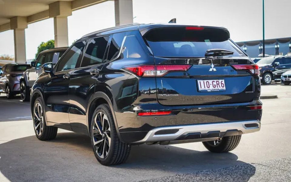 2023 Mitsubishi Outlander ZM MY23 Exceed Tourer AWD Black 8 Speed Constant Variable Wagon