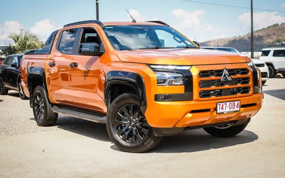 2025 Mitsubishi Triton MV MY25 GSR Pick-up Double Cab 4x4 Orange 6 Speed Sports Automatic Utility