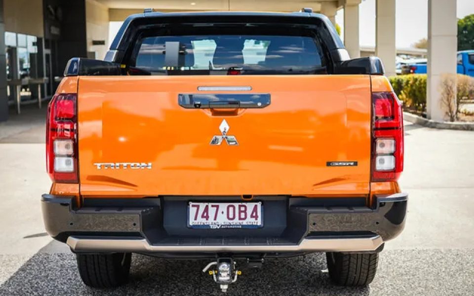 2025 Mitsubishi Triton MV MY25 GSR Pick-up Double Cab 4x4 Orange 6 Speed Sports Automatic Utility