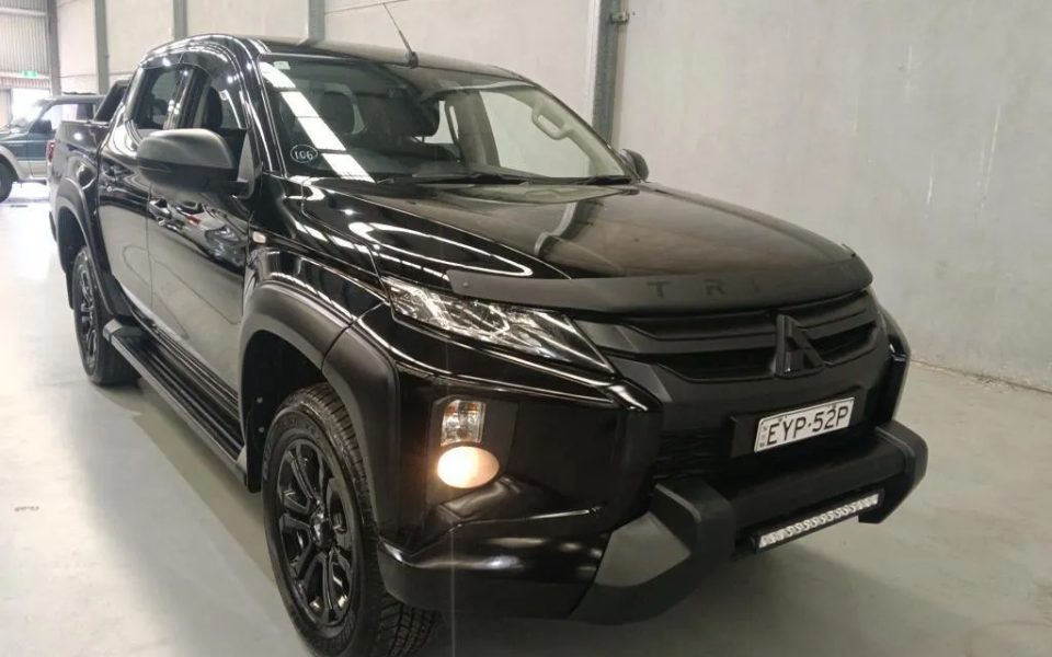 2023 Mitsubishi Triton MR MY23 GLX-R Double Cab Black 6 Speed Sports Automatic Utility