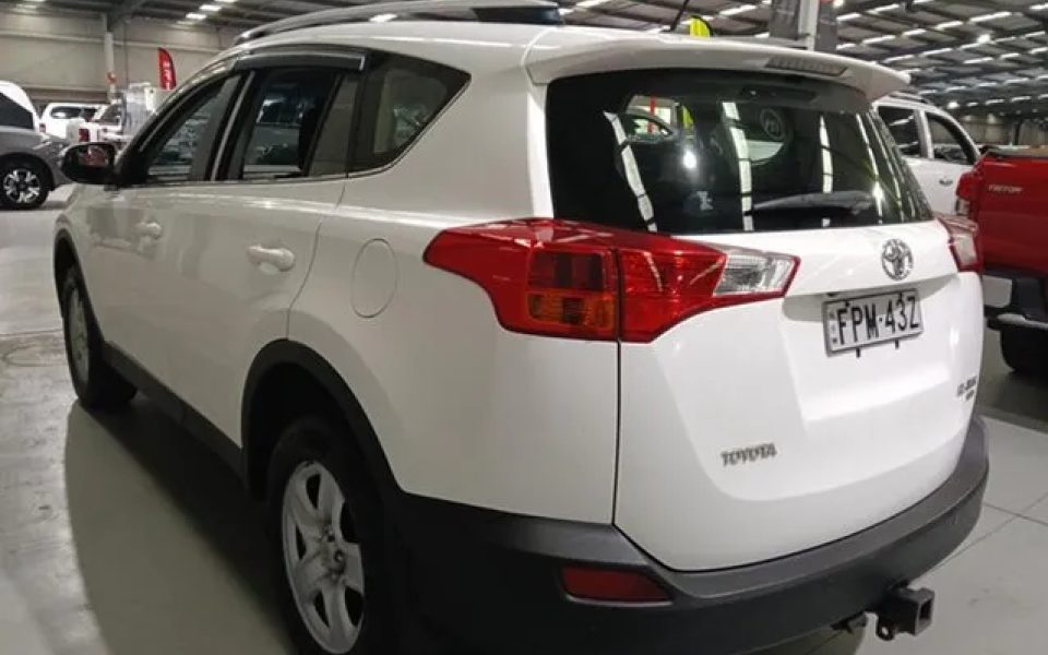 2015 Toyota RAV4 ASA44R MY14 GX AWD White 6 Speed Sports Automatic Wagon