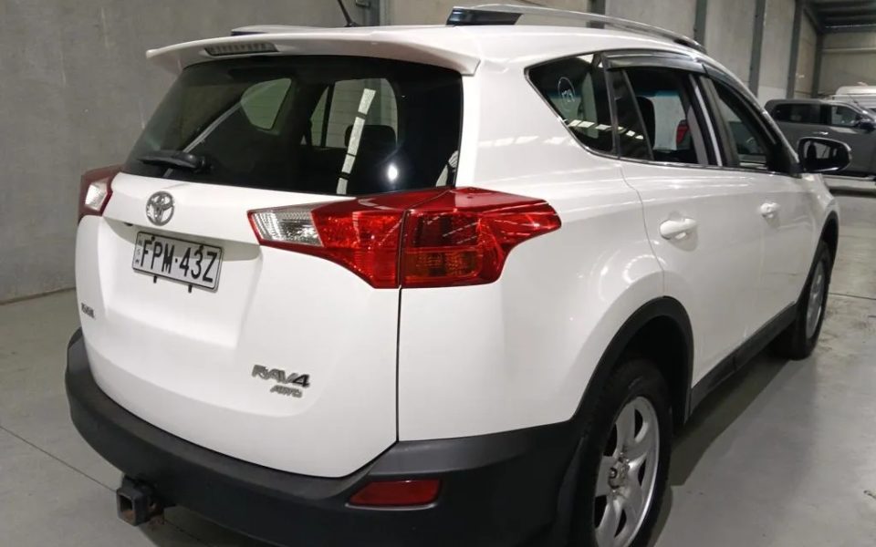 2015 Toyota RAV4 ASA44R MY14 GX AWD White 6 Speed Sports Automatic Wagon