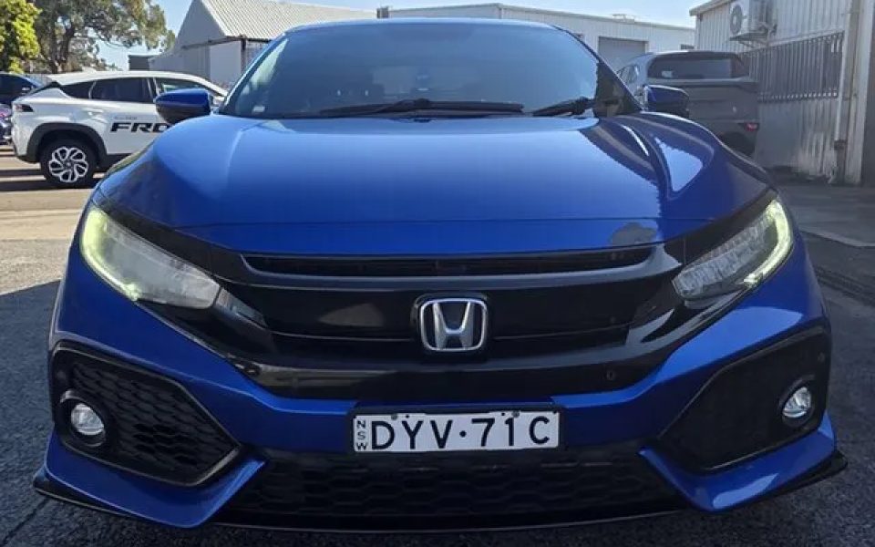 2018 Honda Civic 10th Gen MY18 RS Blue 1 Speed Constant Variable Hatchback
