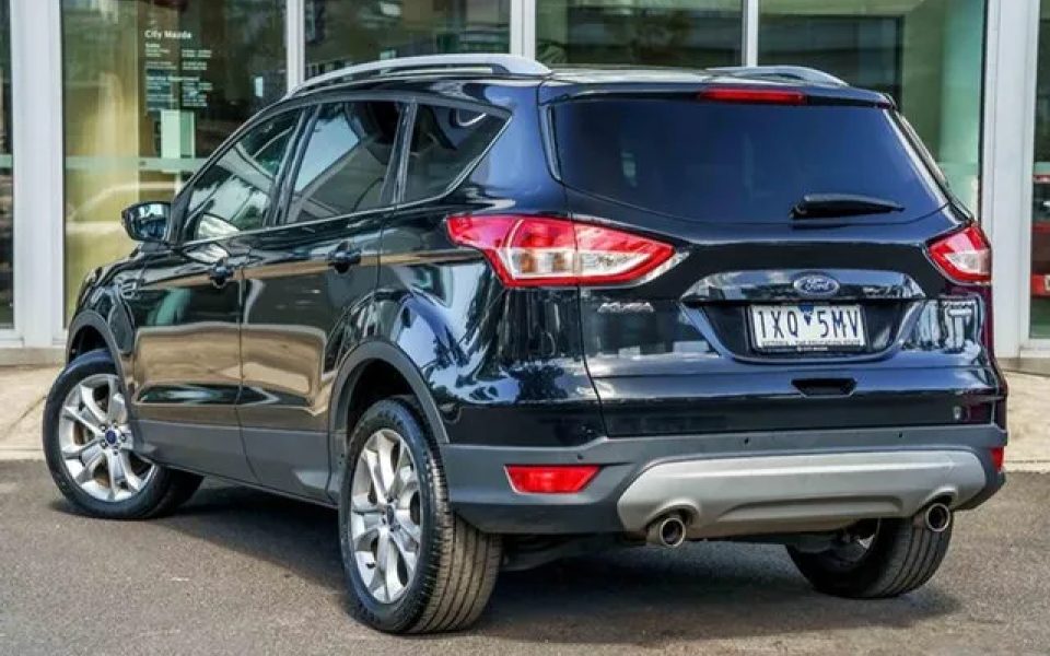 2013 Ford Kuga TF Trend AWD Panther Black 6 Speed Sports Automatic Wagon